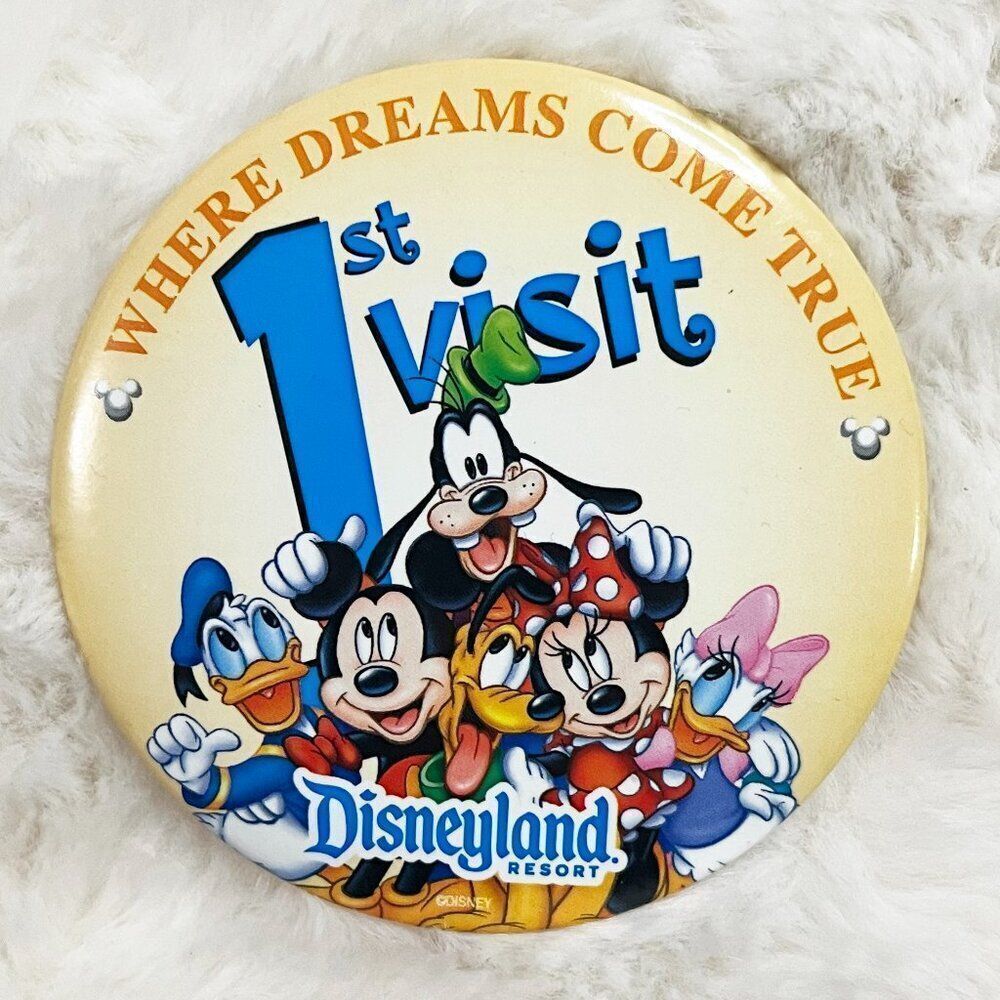 🔮 5/$25 Disney‎ Mickey And Friends Disneyland Resort 1st Visit Pin